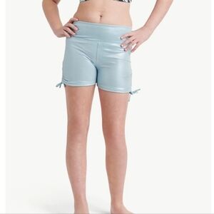 Justice Girls All Over Foil Dance and Gymnastics Shorts